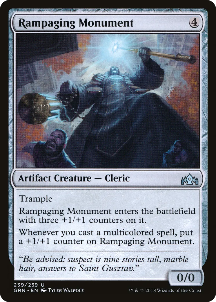 Monument déchaîné — Guilds of Ravnica — Magic: The Gathering