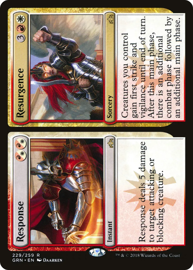 Response // Resurgence — Guilds of Ravnica — Magic: The Gathering