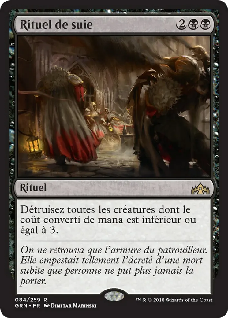 Rituel de suie — Guilds of Ravnica — Magic: The Gathering
