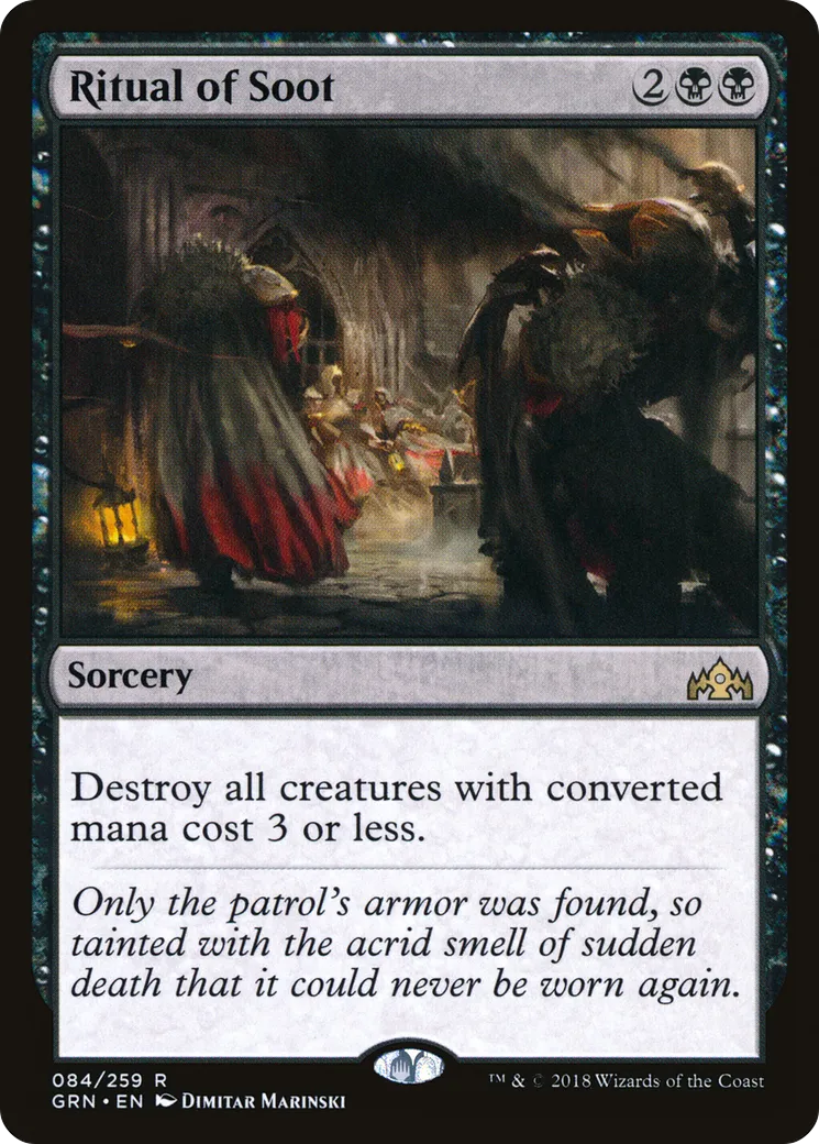 Rituel de suie — Guilds of Ravnica — Magic: The Gathering