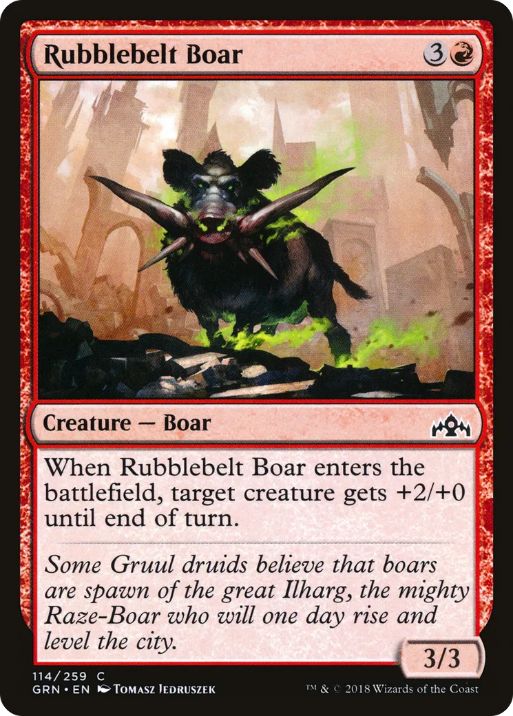 Sanglier des Éboulis — Guilds of Ravnica — Magic: The Gathering