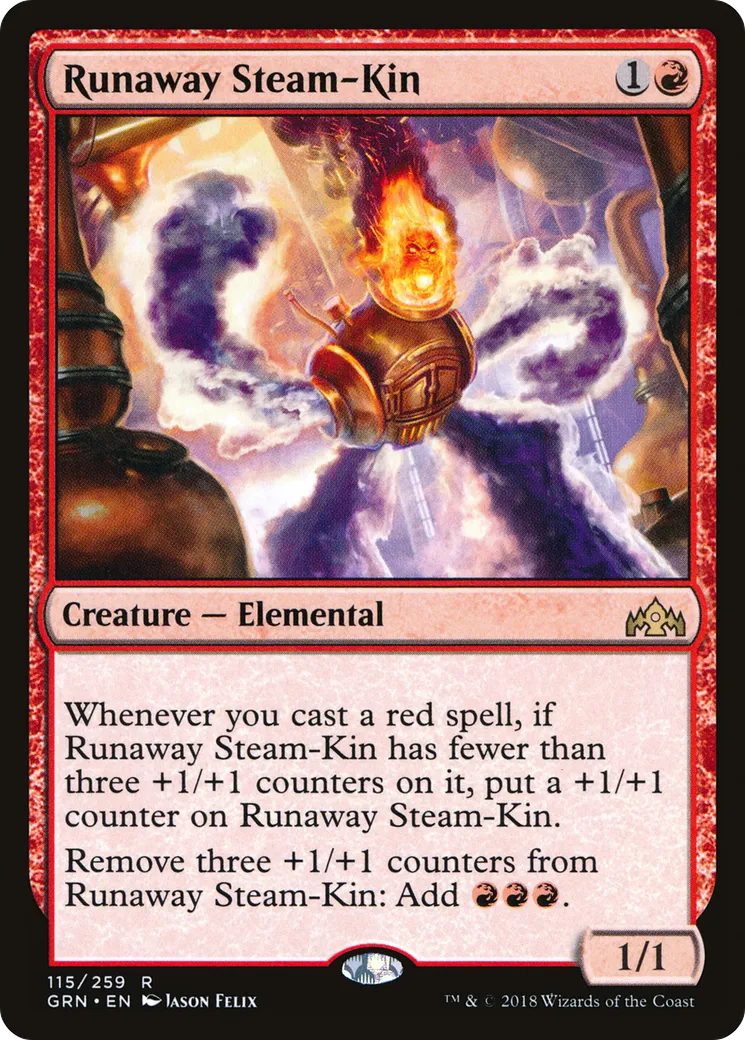 Runaway Steam-Kin — Guilds of Ravnica — Magic: The Gathering