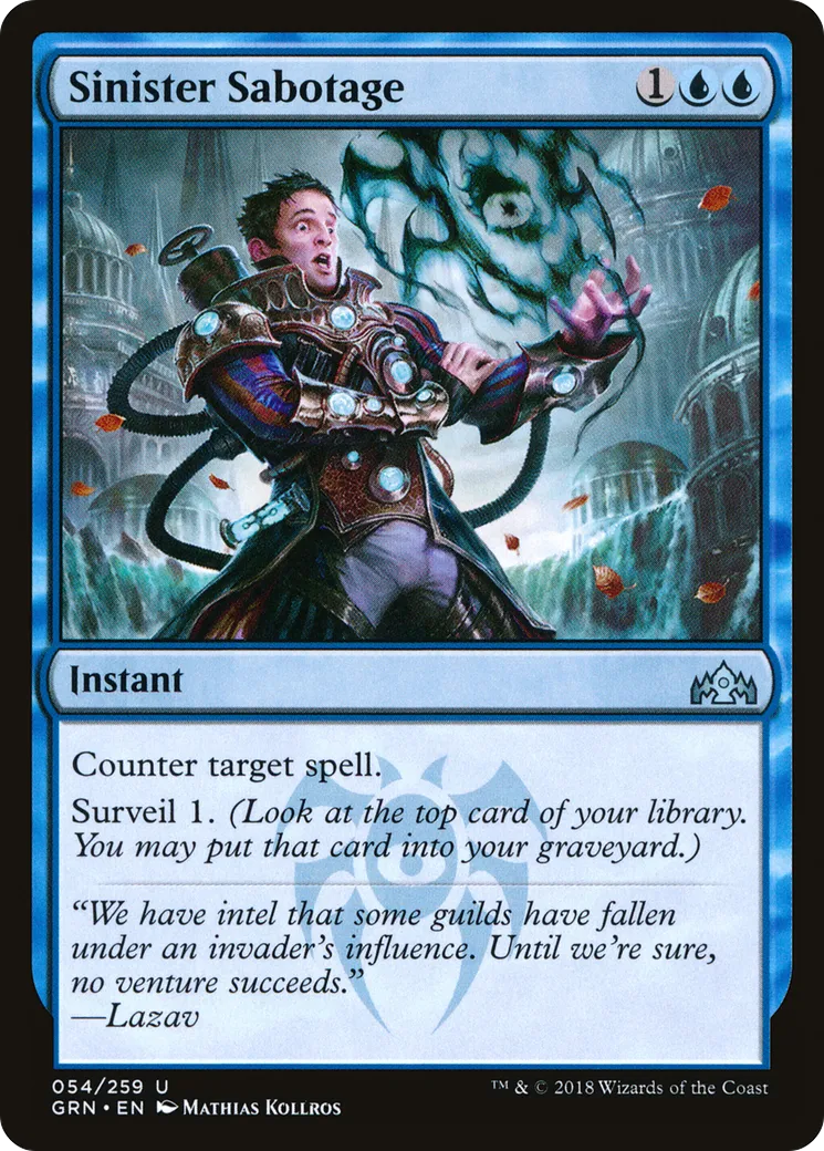 Sinister Sabotage — Guilds of Ravnica — Magic: The Gathering