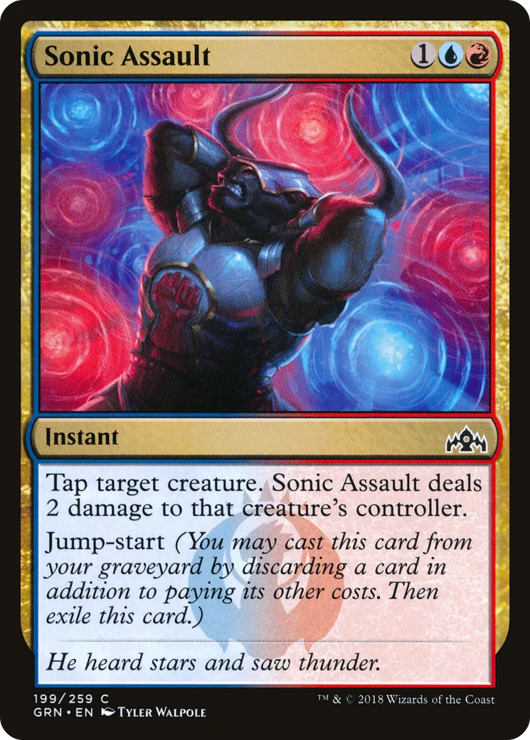 Sonic Assault — Guilds of Ravnica — Magic: The Gathering