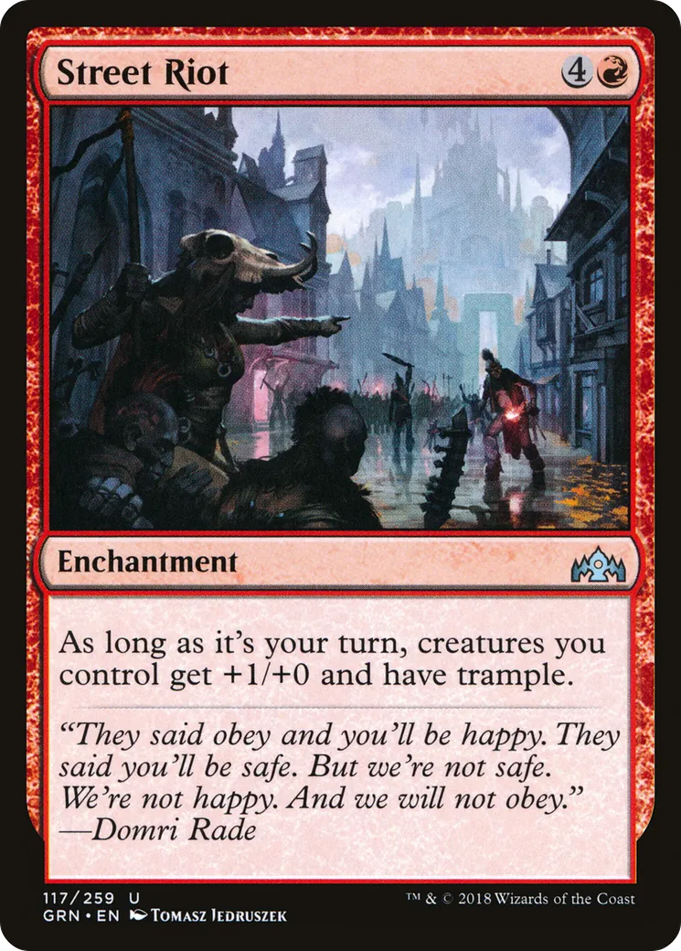 Street Riot — Guilds of Ravnica — Magic: The Gathering