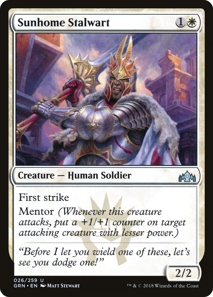 Sunhome Stalwart — Guilds of Ravnica — Magic: The Gathering