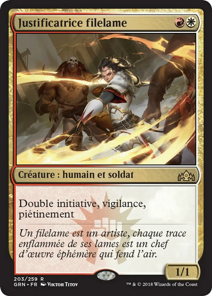 Justificatrice filelame — Guilds of Ravnica — Magic: The Gathering