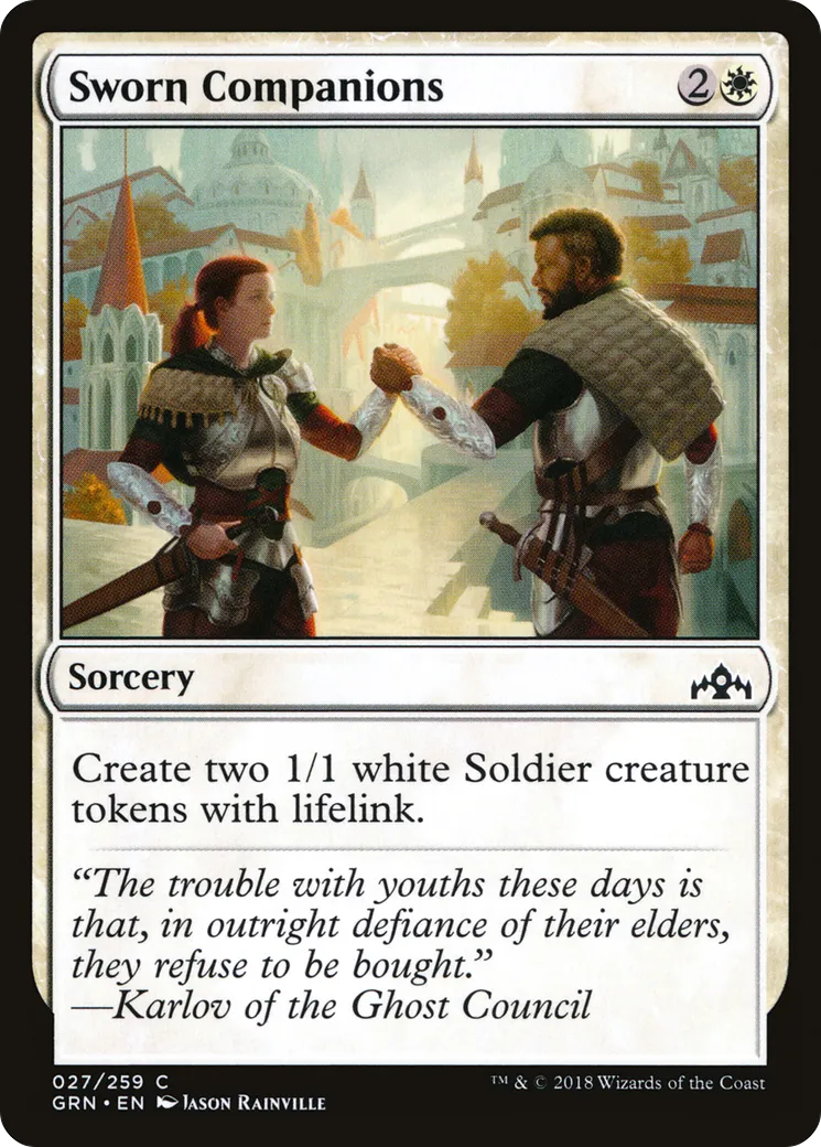 Compagnons sous serment — Guilds of Ravnica — Magic: The Gathering