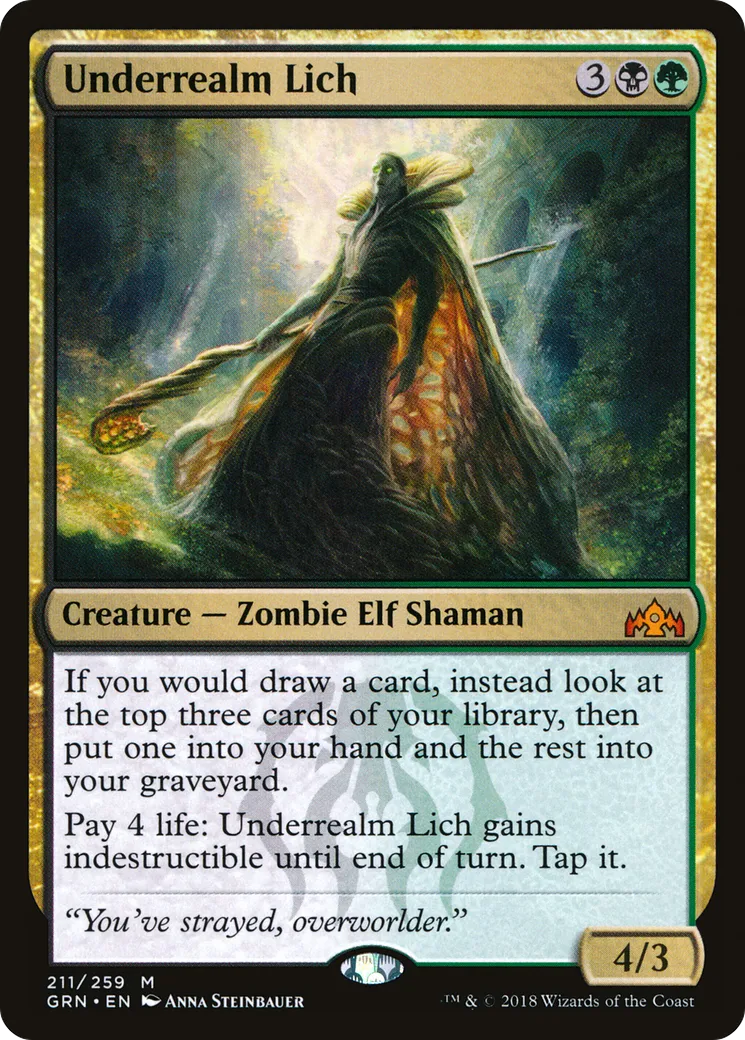 Underrealm Lich — Guilds of Ravnica — Magic: The Gathering