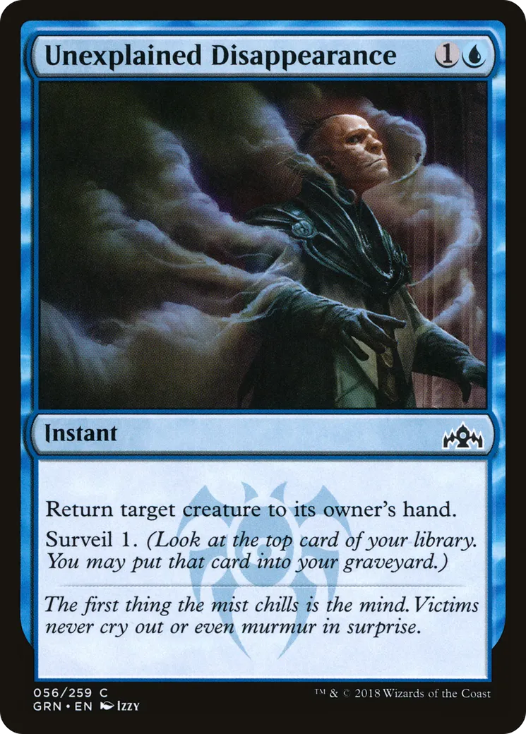 Unexplained Disappearance — Guilds of Ravnica — Magic: The Gathering