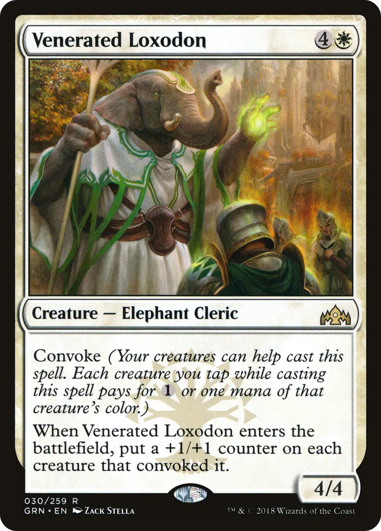 Loxodon vénéré — Guilds of Ravnica — Magic: The Gathering