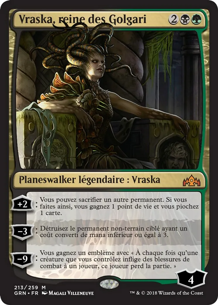 Vraska, reine des Golgari — Guilds of Ravnica — Magic: The Gathering