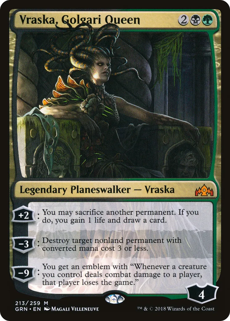 Vraska, reine des Golgari — Guilds of Ravnica — Magic: The Gathering