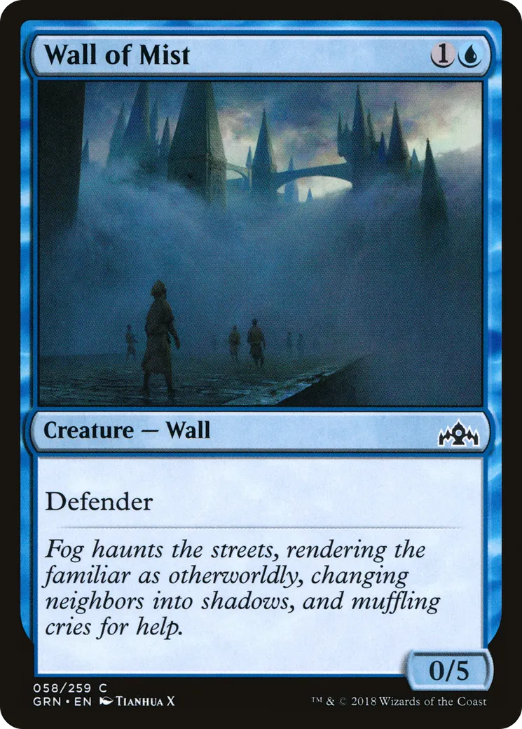 Mur de brume — Guilds of Ravnica — Magic: The Gathering