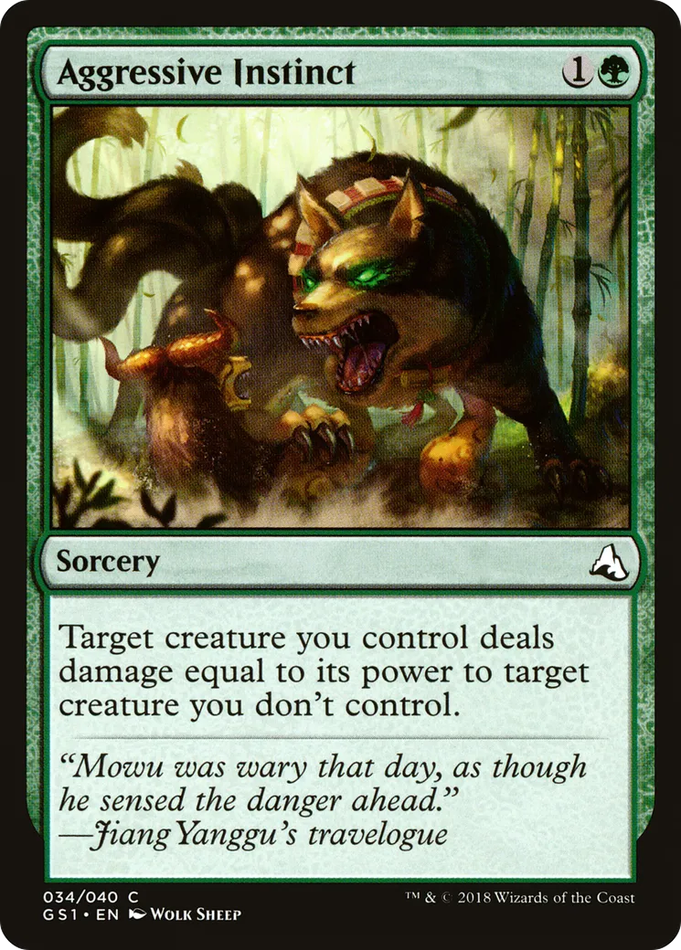 Aggressive Instinct — Global Series Jiang Yanggu & Mu Yanling — Magic: The Gathering