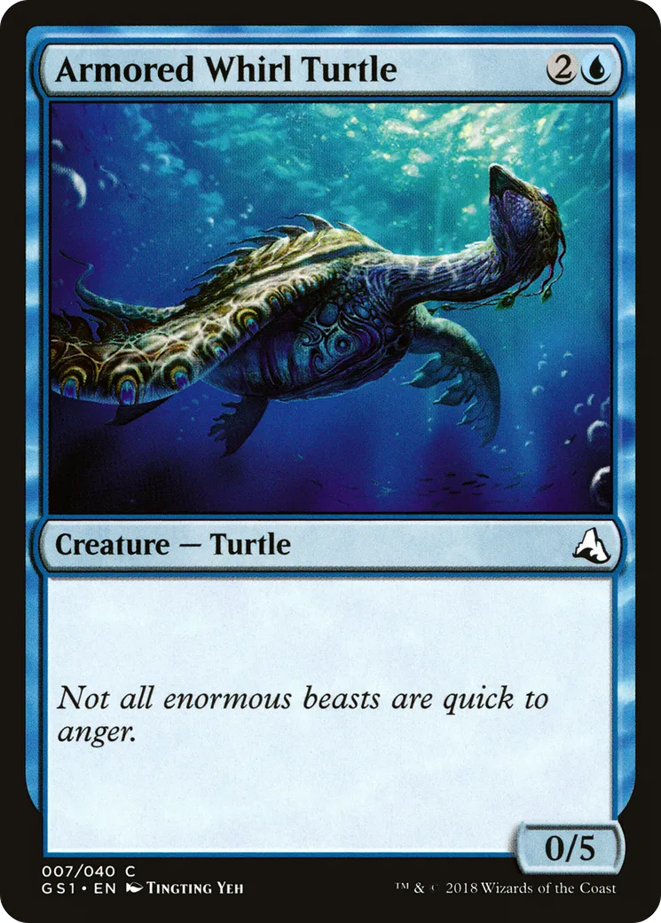 Armored Whirl Turtle — Global Series Jiang Yanggu & Mu Yanling — Magic: The Gathering