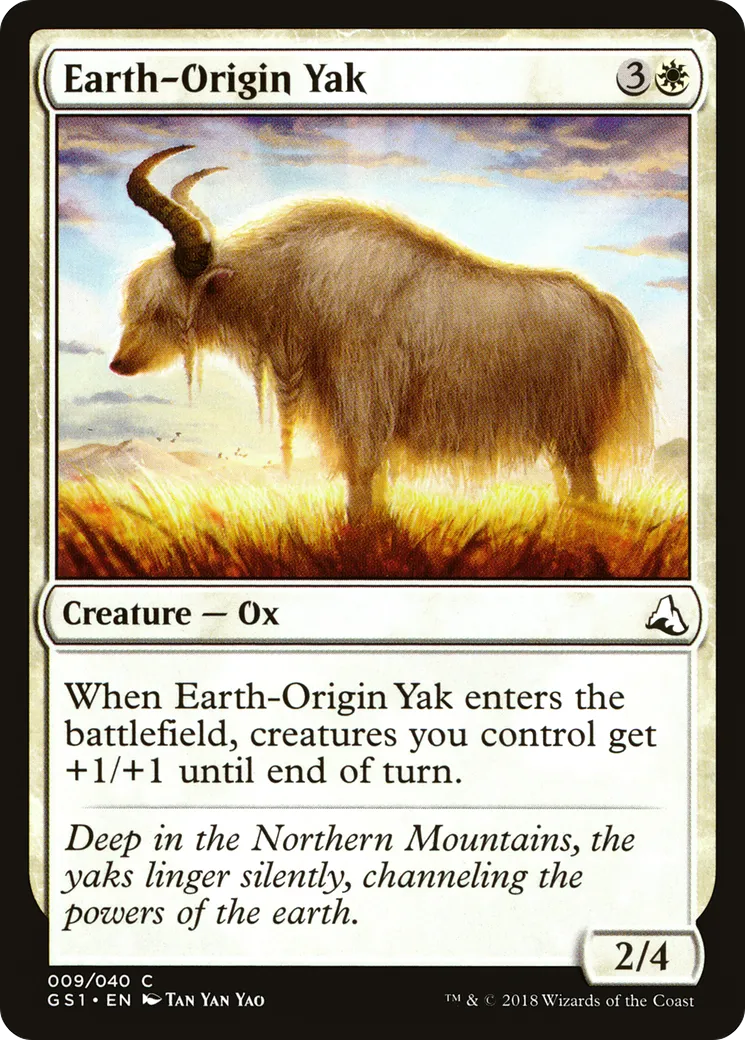 Earth-Origin Yak — Global Series Jiang Yanggu & Mu Yanling — Magic: The Gathering