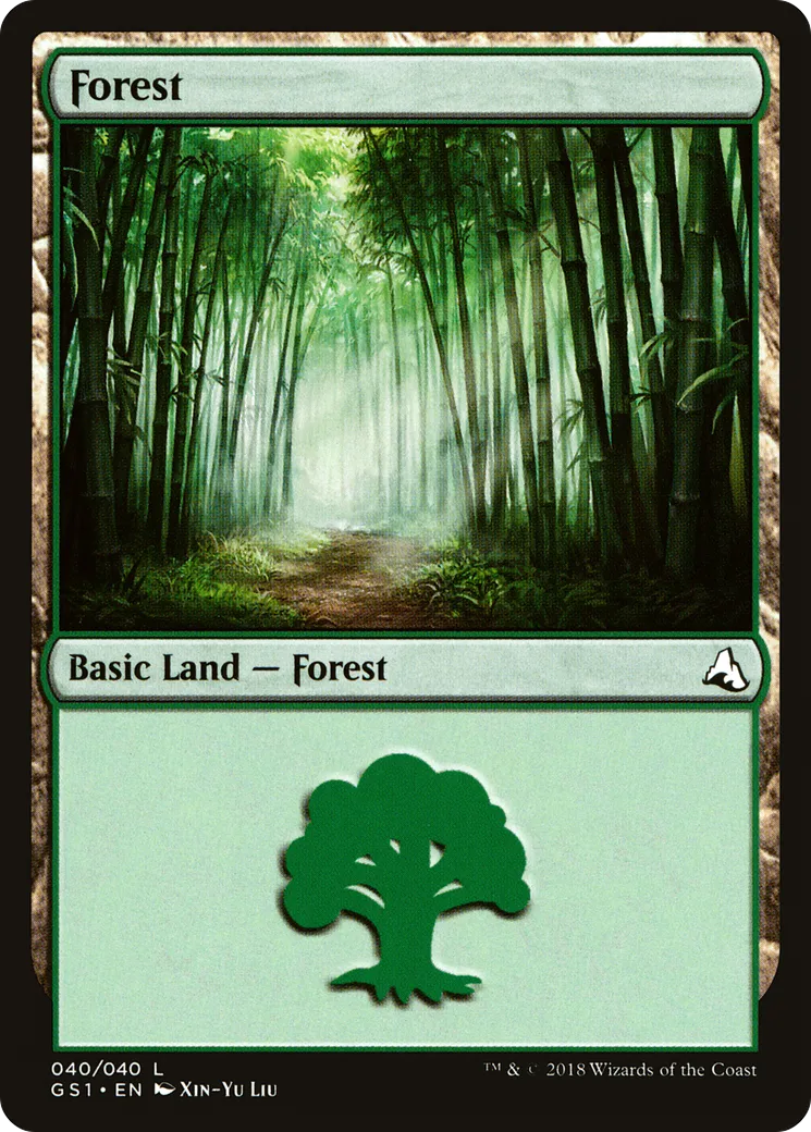 Forest — Global Series Jiang Yanggu & Mu Yanling — Magic: The Gathering