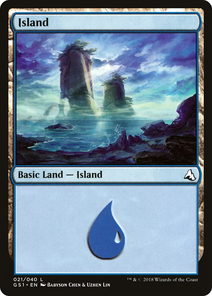 Island — Global Series Jiang Yanggu & Mu Yanling — Magic: The Gathering