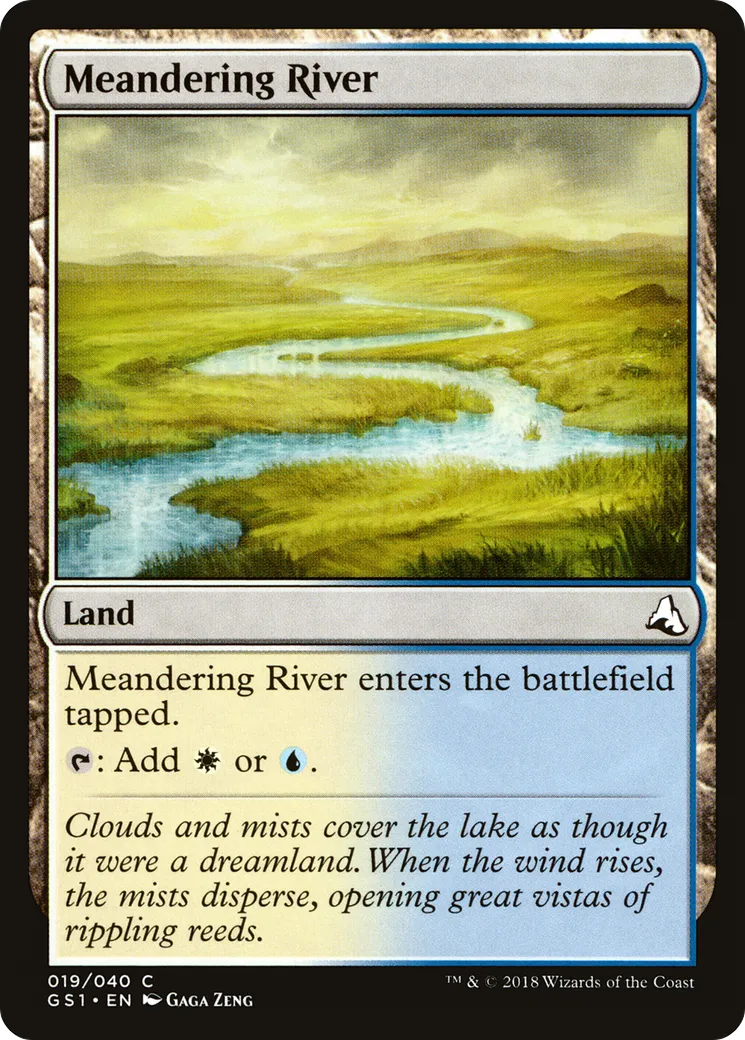 Rivière sinueuse — Global Series Jiang Yanggu & Mu Yanling — Magic: The Gathering