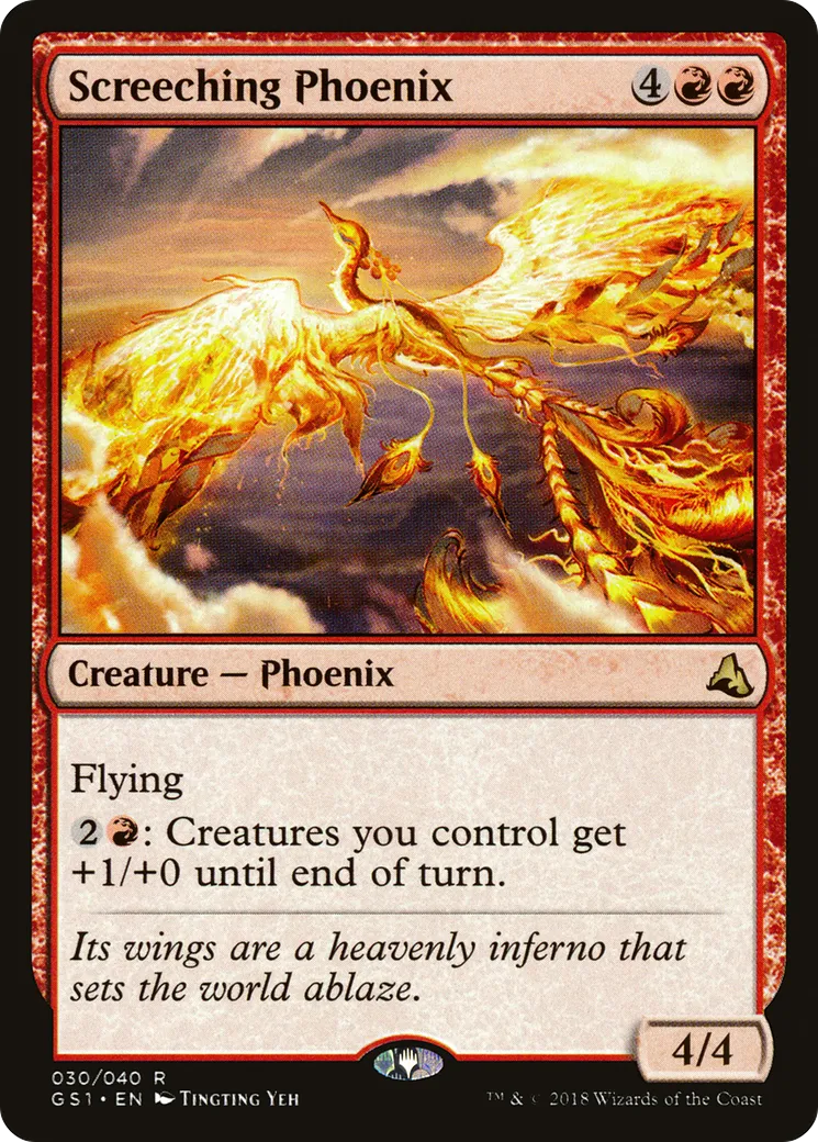 Screeching Phoenix — Global Series Jiang Yanggu & Mu Yanling — Magic: The Gathering