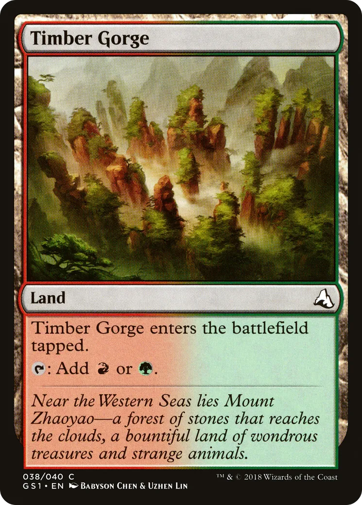 Timber Gorge — Global Series Jiang Yanggu & Mu Yanling — Magic: The Gathering
