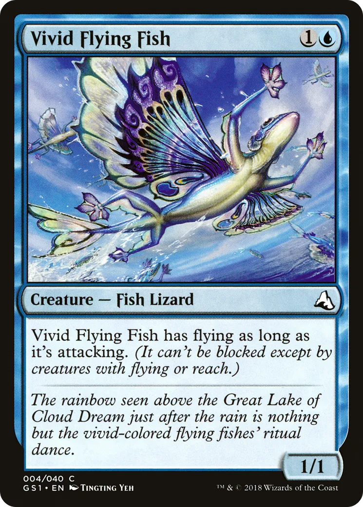 Vivid Flying Fish — Global Series Jiang Yanggu & Mu Yanling — Magic: The Gathering
