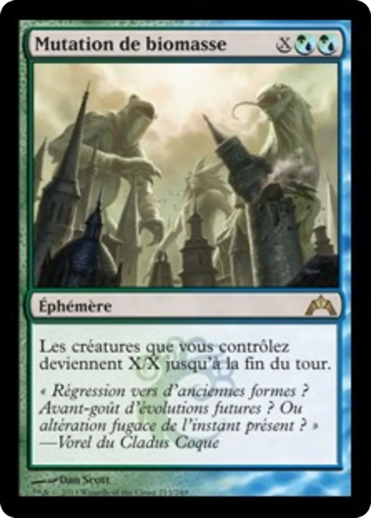 Mutation de biomasse — Gatecrash — Magic: The Gathering