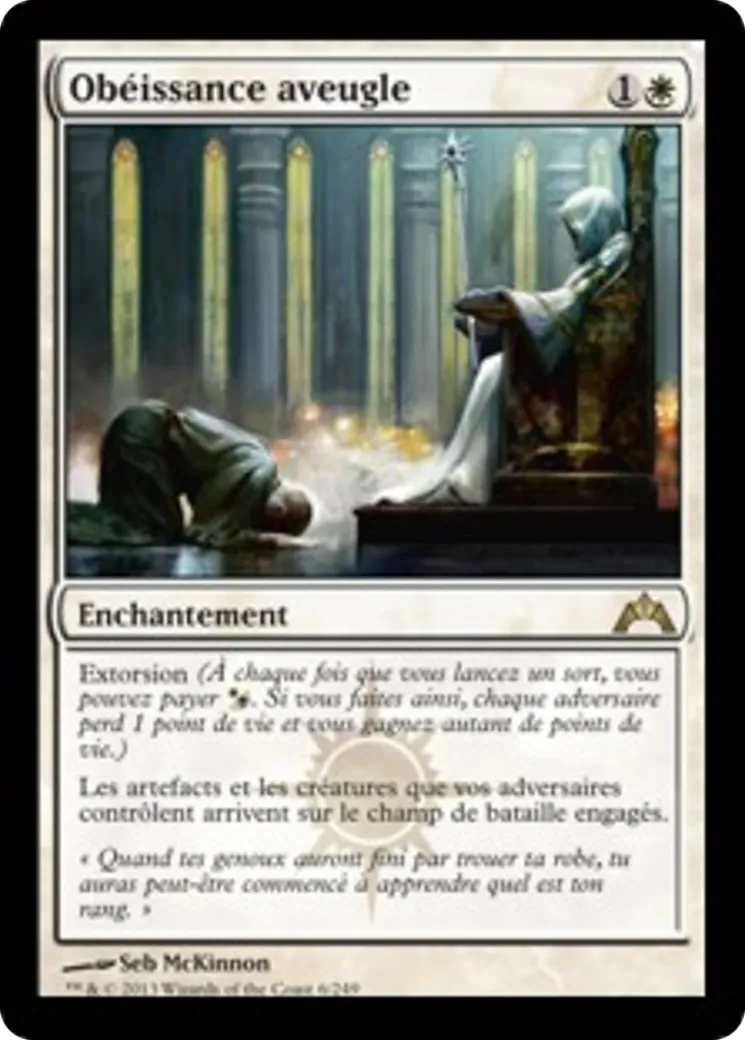 Obéissance aveugle — Gatecrash — Magic: The Gathering