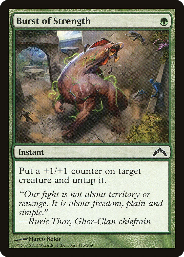 Burst of Strength — Gatecrash — Magic: The Gathering