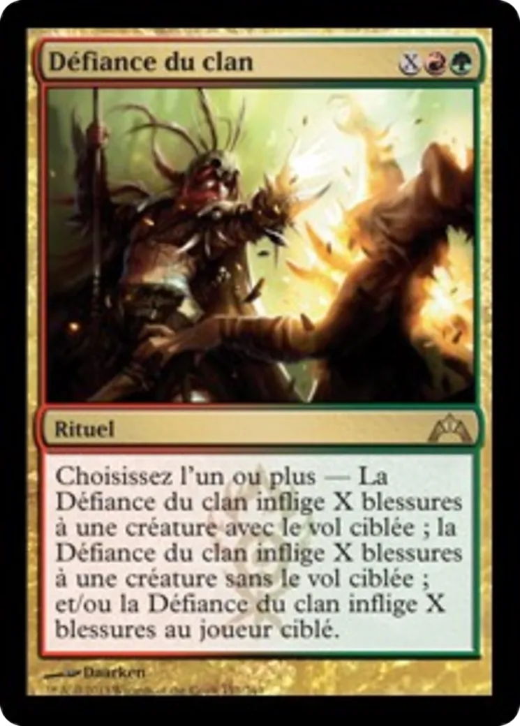 Défiance du clan — Gatecrash — Magic: The Gathering
