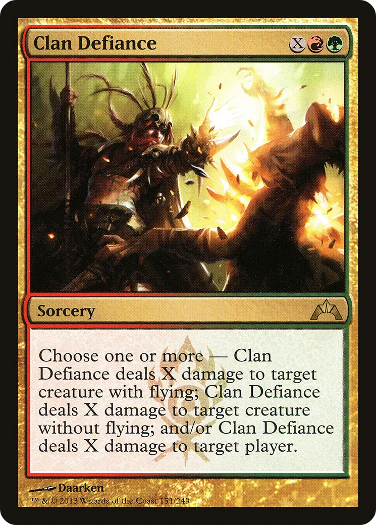Clan Defiance — Gatecrash — Magic: The Gathering