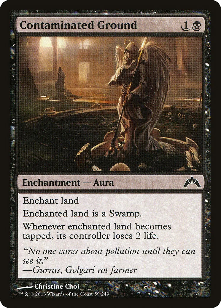 Contaminated Ground — Gatecrash — Magic: The Gathering