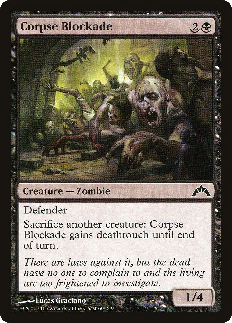 Corpse Blockade — Gatecrash — Magic: The Gathering