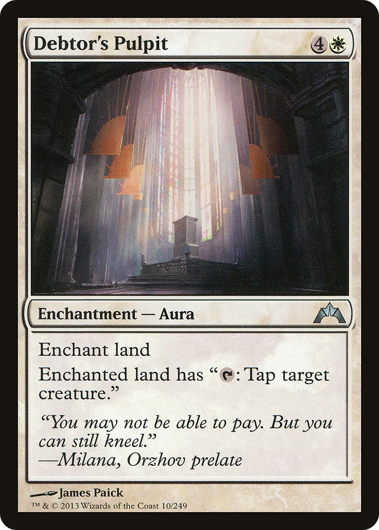 Debtor's Pulpit — Gatecrash — Magic: The Gathering