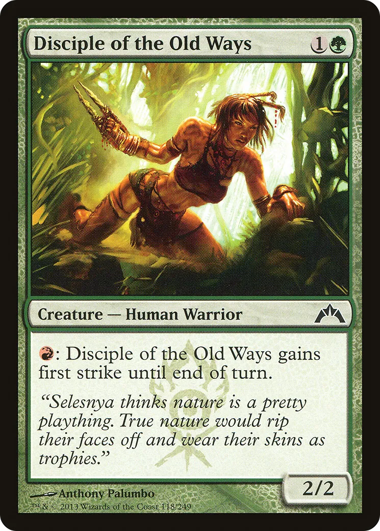 Disciple of the Old Ways — Gatecrash — Magic: The Gathering
