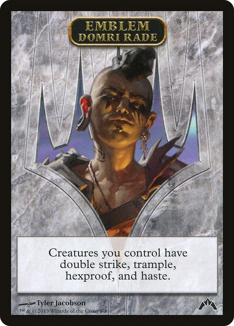 Domri Rade Emblem — Gatecrash — Magic: The Gathering