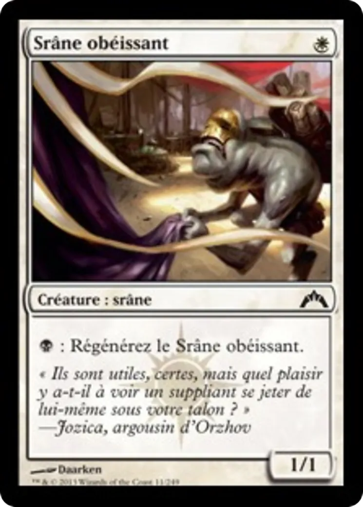 Srâne obéissant — Gatecrash — Magic: The Gathering