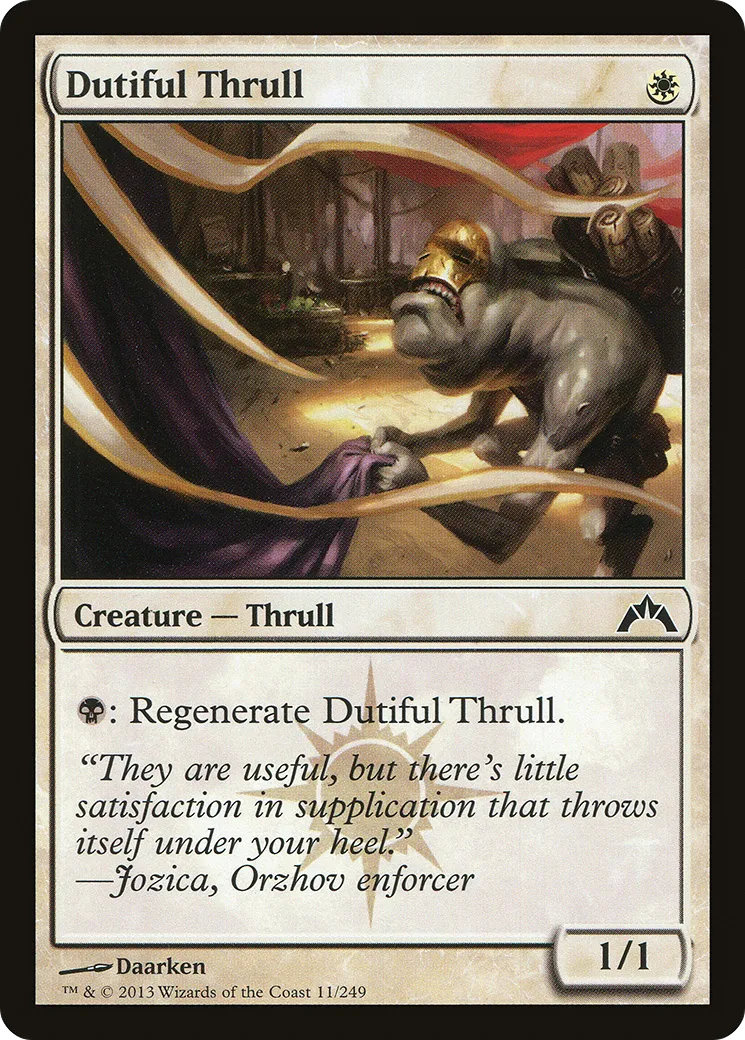 Srâne obéissant — Gatecrash — Magic: The Gathering