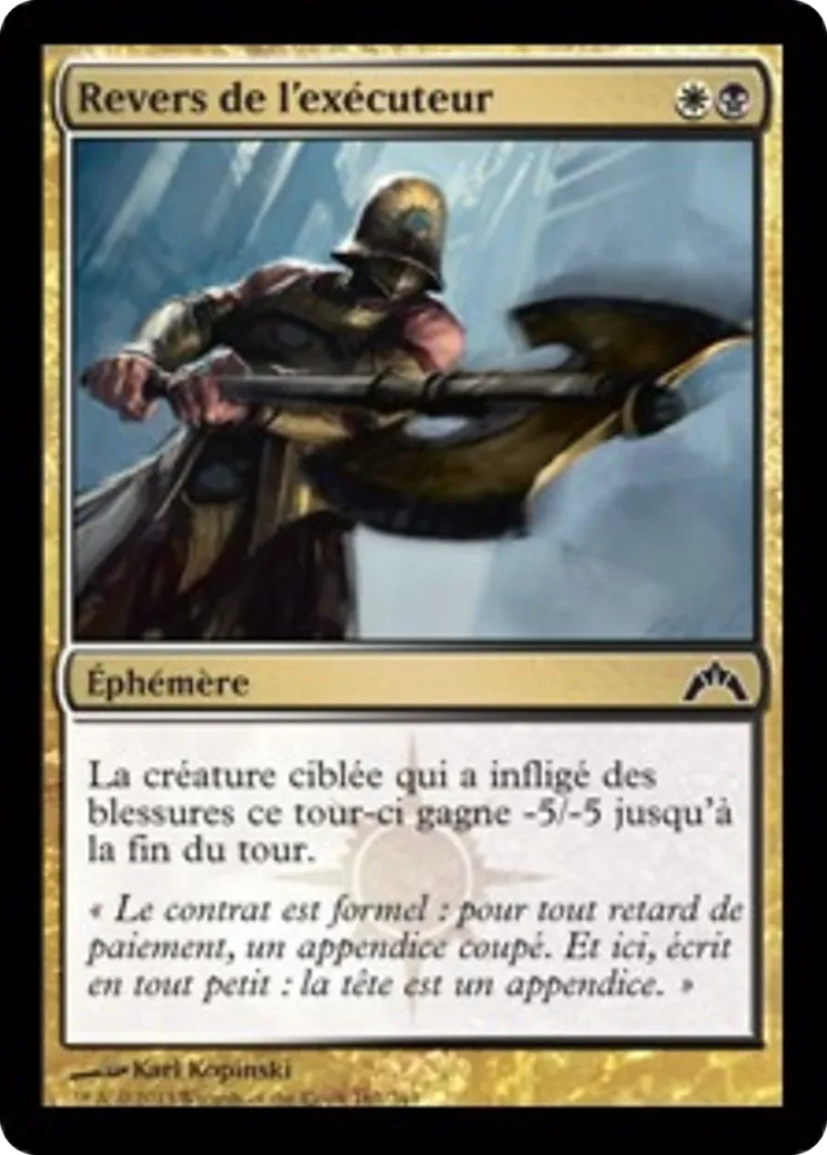 Revers de l'exécuteur — Gatecrash — Magic: The Gathering