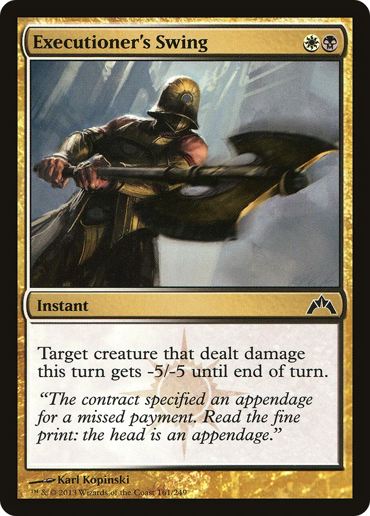 Executioner's Swing — Gatecrash — Magic: The Gathering