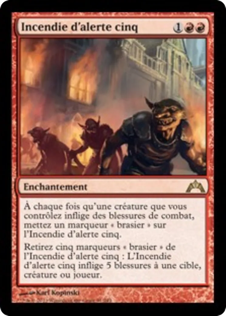 Incendie d'alerte cinq — Gatecrash — Magic: The Gathering