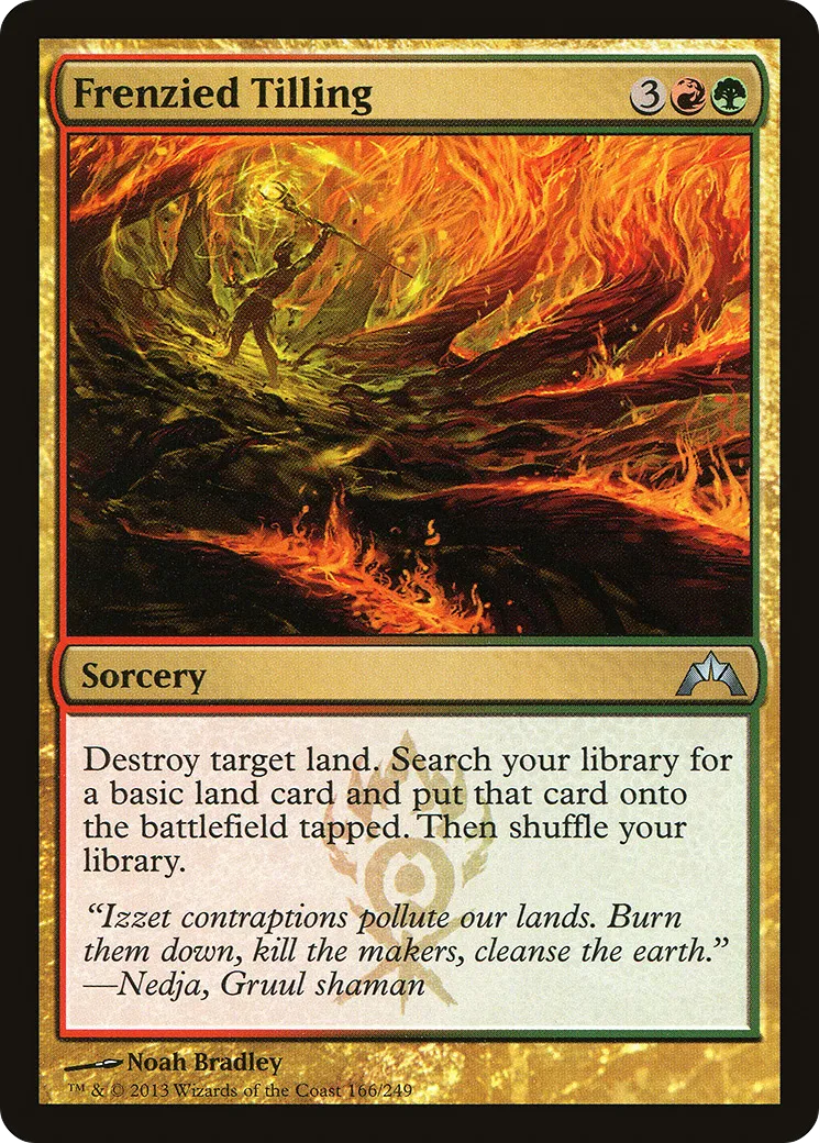 Frenzied Tilling — Gatecrash — Magic: The Gathering