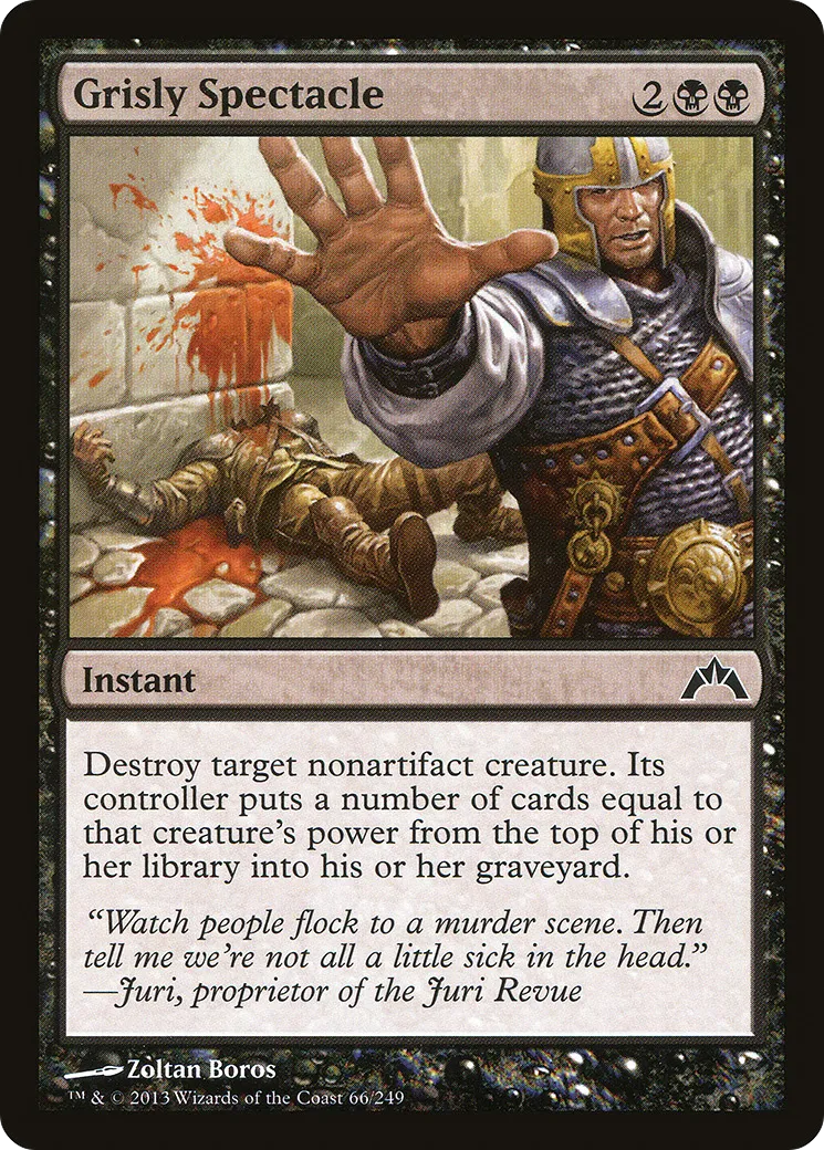 Grisly Spectacle — Gatecrash — Magic: The Gathering