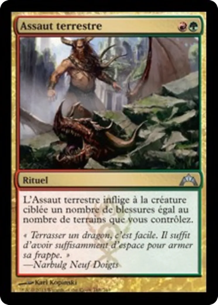 Assaut terrestre — Gatecrash — Magic: The Gathering