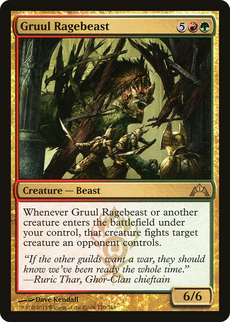 Gruul Ragebeast — Gatecrash — Magic: The Gathering