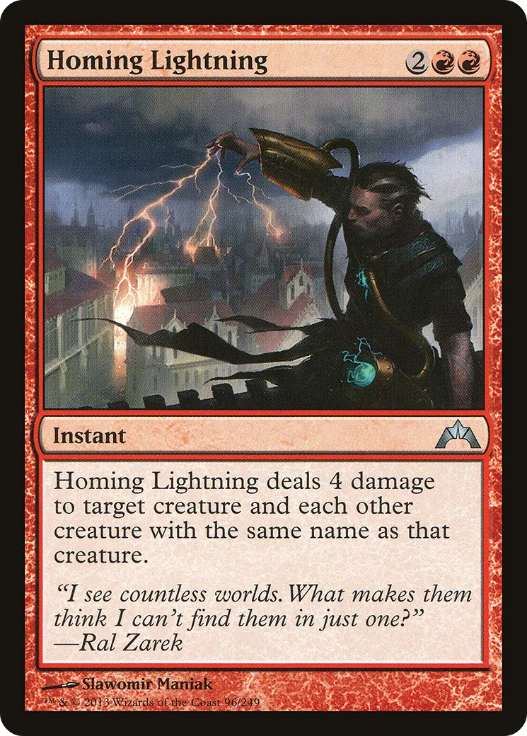 Homing Lightning — Gatecrash — Magic: The Gathering