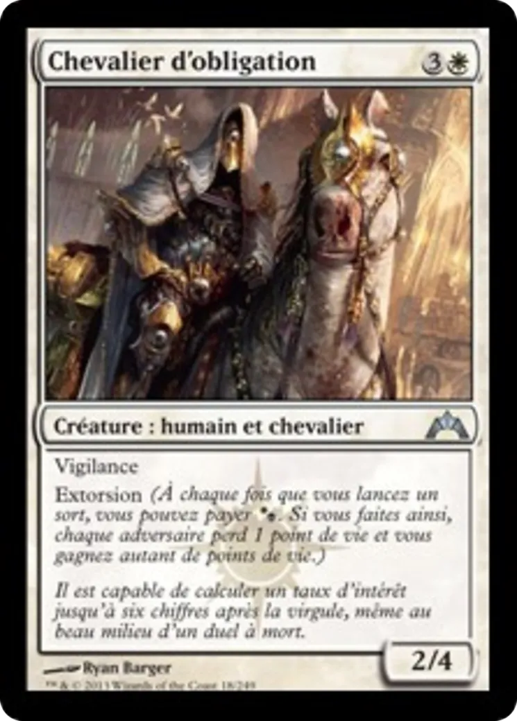Chevalier d'obligation — Gatecrash — Magic: The Gathering