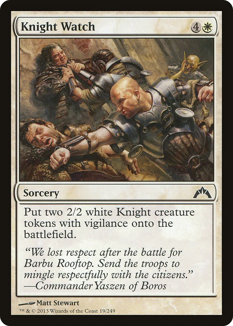 Knight Watch — Gatecrash — Magic: The Gathering