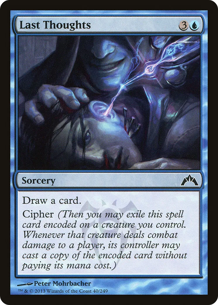 Dernières pensées — Gatecrash — Magic: The Gathering